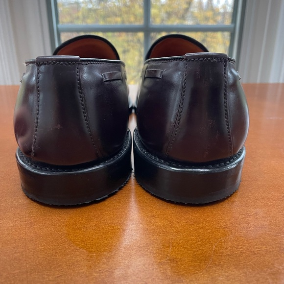 Allen Edmonds Burgundy Shell Cordovan loafers size 10B - Picture 6 of 6